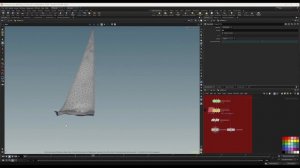 Houdini Water FX ｜ Stormy Seas ｜ 10 ｜ Sail Simulation using Vellum