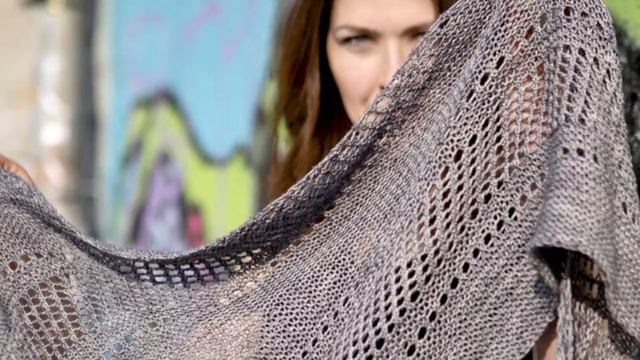 Скандинавский платок. Модели платка. Как вязать.