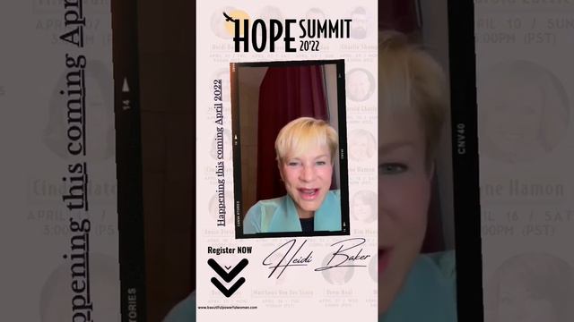 Heidi Baker | Hope Summit 2022 | Invite