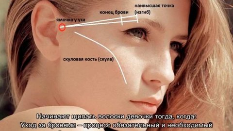 Как правильно выщипать брови