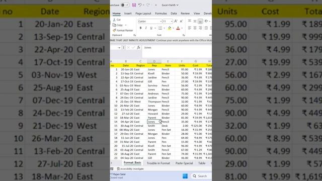 Shortcut for all borders in Excel. #excel #excelshortcuts #exceltips #msoffice