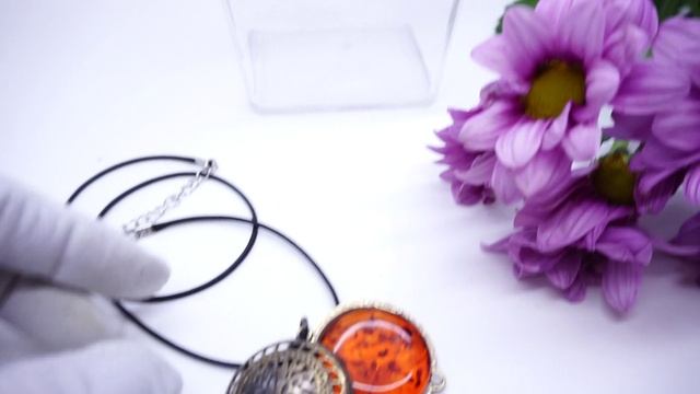 Медальон Древо Жизни янтарь бронза винтажный стиль модный аксессуар кулон подвеска 2616 Хорошие Вещи