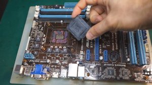 Замена сокета LGA 1155 на материнской плате Asus Z77-A