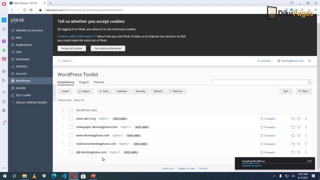 How to Install WordPress on Plesk cPanel | Web Tutorials