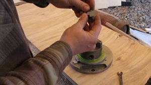 Самодельный поворотный стол, для фрезера. Router table.