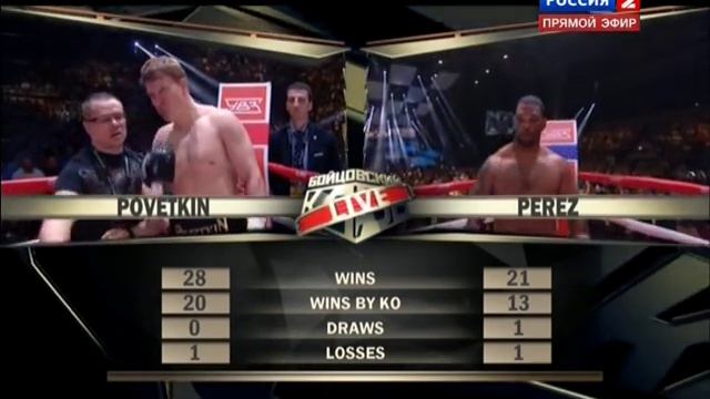 Бокс. Александр Поветкин - Майк Перес. смотреть онлайн