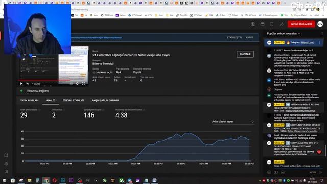 24 Ekim 2023 Laptop Önerileri ve Soru Cevap Canlı Yayını смотреть онлайн