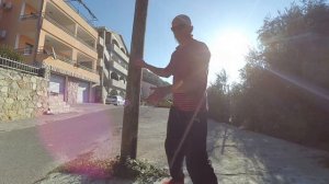 Тренажеры для отработки ударов повсюду.  Отрабатывваем ударную технику на столбе