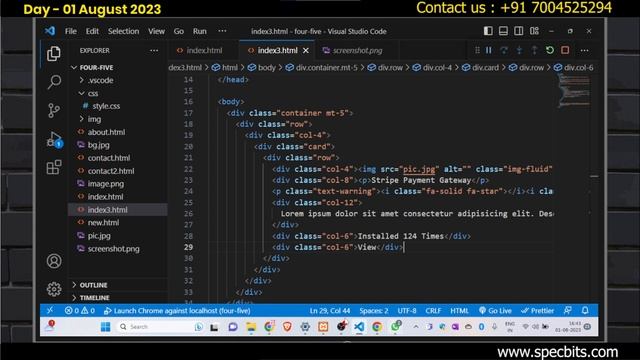 Cards in Bootstrap | Bootstrap Card Classes Tutorial in Hindi | #bootstrap5 #bootstrapcourse
