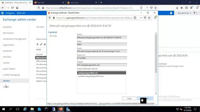 Install Free San Certificate For Exchange Server | Let's Encrypt SSL смотреть онлайн