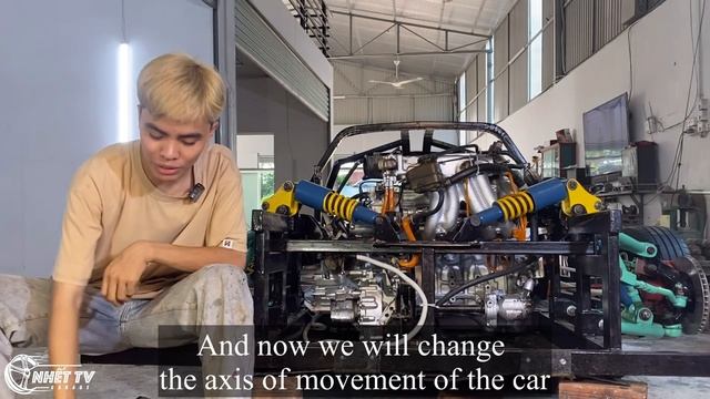 Complete the Ferrari brake system, Cover the chassis for the homemade ferrari