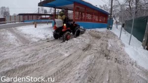 Мини-бульдозер для снега - ТРАКТОР МТЗ 152Н с ОБ12-00.000-01
