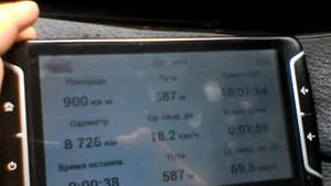 Измерение площади поля с помощью автомобильного навигатора