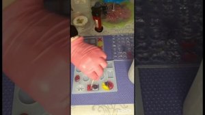 Игра ❌крестик ⭕нолики из эпоксидной смолы #рукоделие #эпоксиднаясмола #игра #эпоксидка #хобби