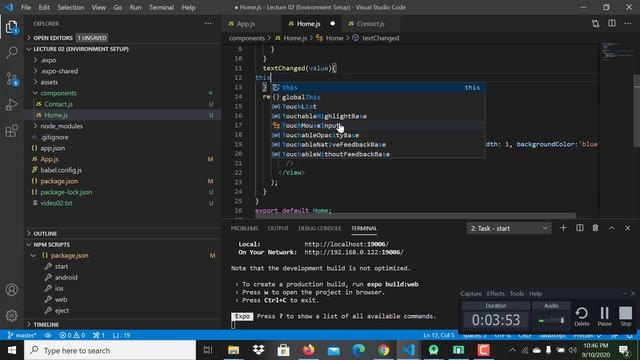 React Native in Pashto | Lecture 13 | TextInput in React Native смотреть онлайн