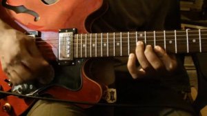 Fast Blues Jam in Bb Epiphone Dot and Blackstar HT-1