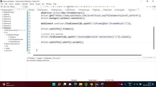 How To Handle Javascript Alert in Selenium Webdriver using Java | Selenium Javascript Alert Ok