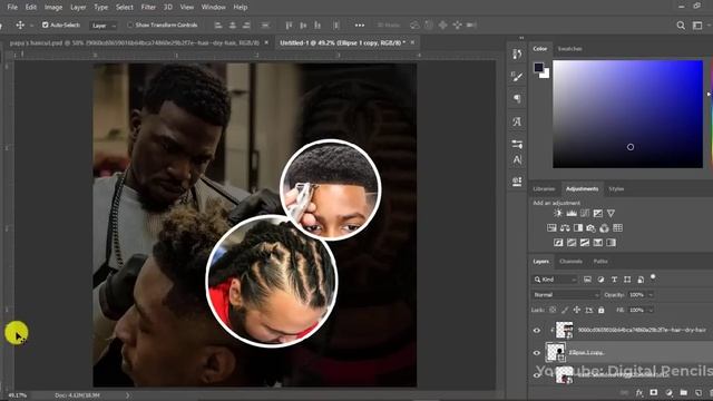 How To Design A Barbing Salon Flyer Using PhotoShop смотреть онлайн