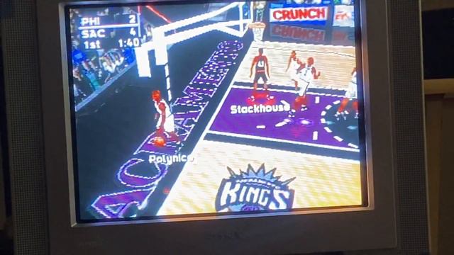NBA Live 98 Gameplay-Philadelphia 76ers vs. Sacramento Kings смотреть онлайн