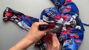 Оптимус прайм с #aliexpress распаковка примерка костюм для детей трансформеры optimus prime