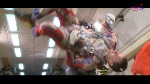 Marvel Heroes in Zero Gravity