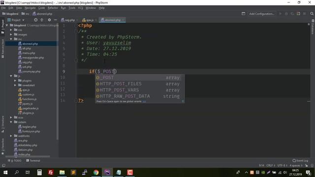 Sıfırdan PDO & AJAX ile Yönetim Panelli Blog Scripti Kodlama - Bölüm 20 смотреть онлайн