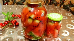 МАРИНОВАННЫЕ АРБУЗЫ НА ЗИМУ, БЕЗ УКСУСА??РЕЦЕПТ ВКУСНЫХ АРБУЗОВ!