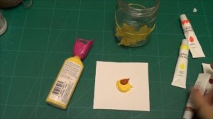 Декор комнаты_Подсвечники из осенних листьев