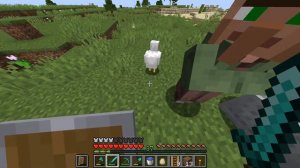 Бесконечная ферма тотемов бессмертия и изумрудов. Minecraft #8.