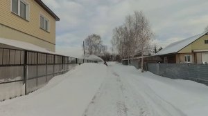 Чистка снега снегоуборщиком 17 01 2021