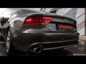 Audi A7 exhaust system/ Выхлопная система Audi A7