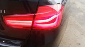 Установка задних рестайлинговых фонарей на БМВ Ф30.