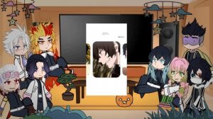 hashiras react to Giyuu as Dazai | gacha life Kny Bsd