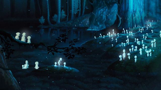 Princess Mononoke Forest (Studio Ghibli ASMR Ambience) смотреть онлайн