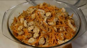 Хе из куриного филе по корейски ( Острая закуска )