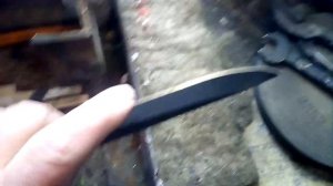 95х18 вогнутые спуски на наждаке без приспособ