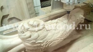 ЧПУ фрезеровка заходного столба для лестницы