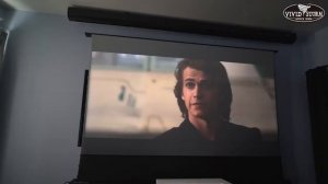 Launch your own private cinema with VIVIDSTORM screen VS LG HU85LA UST Laser Projector