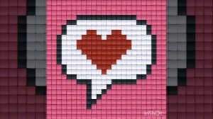 валентинки-сердечки из мозаики