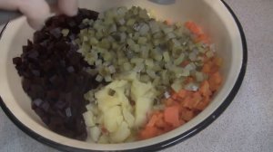 ВИНЕГРЕТ С СЕЛЕДКОЙ