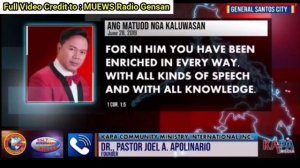 KAPA UPDATE: June 28, 2019 Pag-uusap ni Pastor at Sen. Dela Rosa inihayag ni Pastor