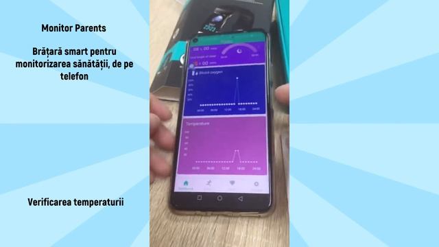 Monitor Parents verificarea temperaturii cu bratara smart смотреть онлайн