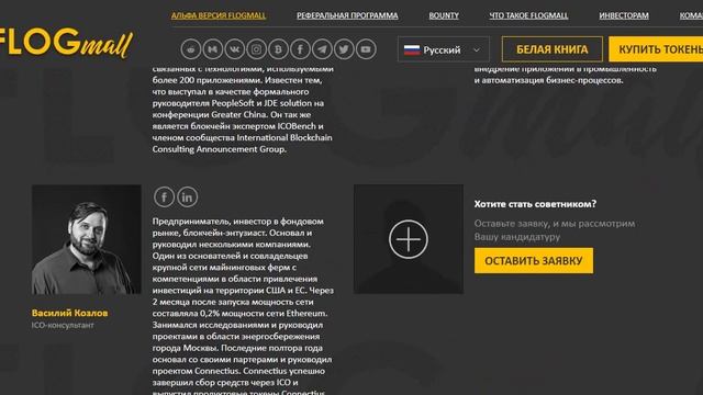 Обзор проекта FLOGmall (Преимущества покупателей) смотреть онлайн