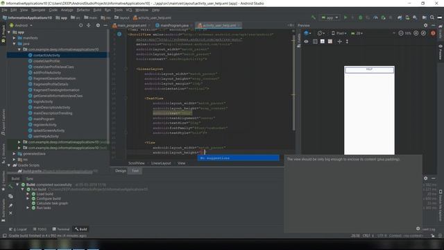 Android Studio 3.3.1 Informative App with Paid Subscription Part #22 | Prego Coding Classes