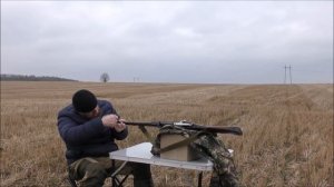 Мосинка Lancaster , пристрелка механики !!!