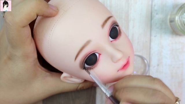 DIY Doll Makeover- Doll Makeup- Custom Barbie doll
