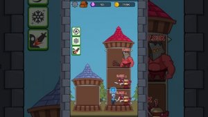 Hero Castle Wars - Level 18 (2nd Castle Stage 6) Gameplay Android, iOS