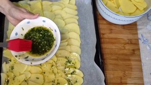 Филе рыбы запечённое с картофелем .(Старинный рецепт)