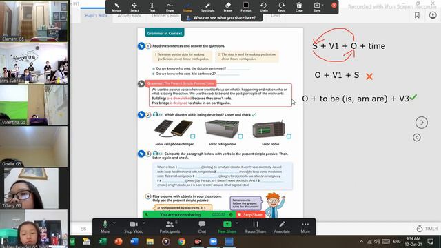 G5 ENGLISH S1 2021 UNIT 3 DISASTER GRAMMAR PRESENT SIMPLE PASSIVE смотреть онлайн