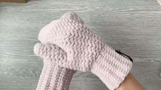 Обзор плюшевые варежки, варежки крючком